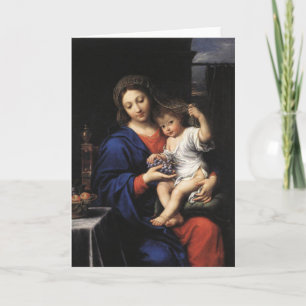 Carte Madonna et Enfant