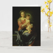 Carte Madonna et enfant, après 1638 (Fleur jaune)