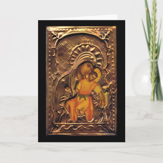 Carte Madonna et l'enfant (Devant)