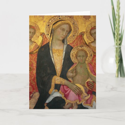 Carte Madonna et l'enfant (Devant)