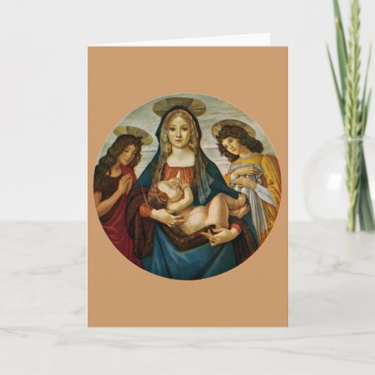 Carte Madonna et l'enfant de Botticelli (Devant)