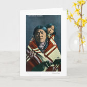 Carte Madonna et l'enfant d'un Corbeau (Fleur jaune)