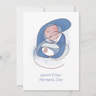 Carte Madonna et l'enfant Fête des mères