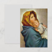 Carte Madonna et l'enfant Roberto Ferruzzi Madonnina Mar (Devant / Derrière)