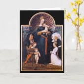 Carte Madonna, Holbein the Younger (Fleur jaune)