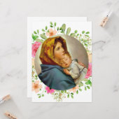 Carte Madonnina Madonna des rues Ferruzzi Mary (Devant/Arrière en situation)