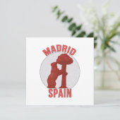 Carte Madrid Espagne (Debout devant)