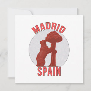 Carte Madrid Espagne