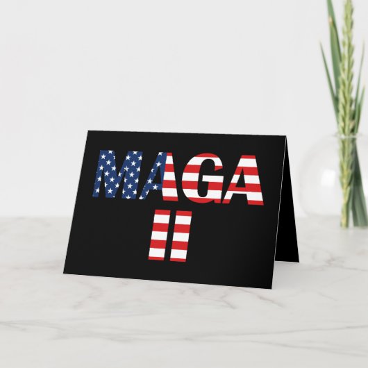 Carte MAGA 2, drapeau américain (Devant)