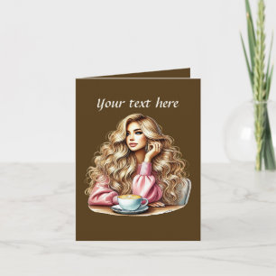 Carte Magasin de café mignonne personnalisable