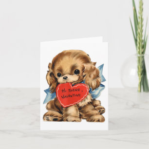 Carte Magasin de la Saint-Valentin Rétro Cottagecore Vin
