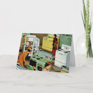 Carte Magasin d'exposition de l'appliance vintage Commer