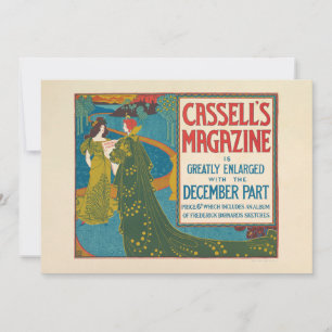 Carte Magazine vintage Cassell's Décembre 1896
