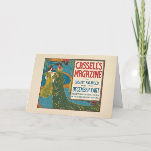 Carte Magazine vintage Cassell's Décembre 1896 (Devant)