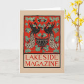 Carte Magazine vintage Lakeside (Fleur jaune)