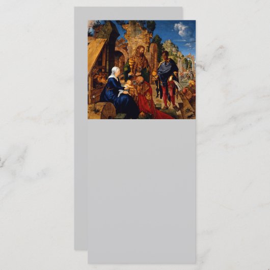 Carte Magi adorent l'enfant Jésus (Devant / Derrière)