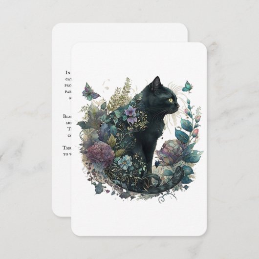 Carte Magic Cat (Devant / Derrière)