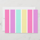 Carte Magic Party personnalisable pour enfants (Dos)