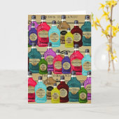 Carte Magic Potion Apothecary Halloween Tonic Bottles (Fleur jaune)