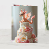 Carte Magic Pretty Dragon Niece Salutation d'anniversair (Dos)