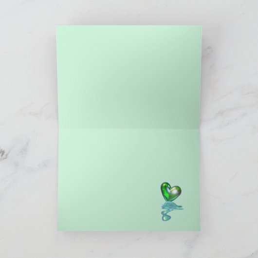 Carte Magic St. Patrick's Day Heart (Intérieur)