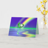 Carte Magic St. Patrick's Day Heart (Fleur jaune)