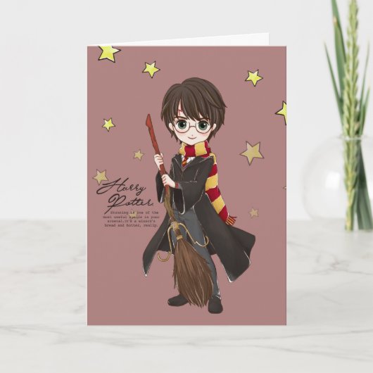 Carte Magical HARRY POTTER™ Watercolor (Devant)
