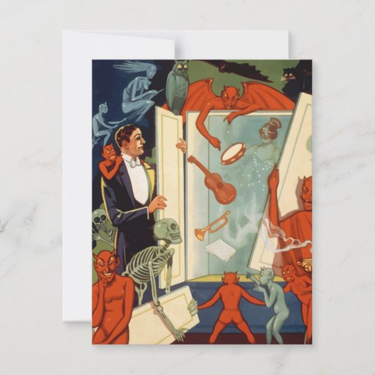 Carte Magicien vintage Carter la grande magie (Devant)