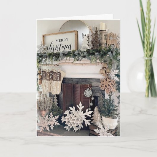 CARTE MAGIE DE NOËL REMPLIR VOTRE MAISON (Devant)