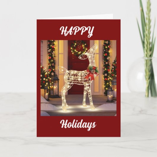 CARTE MAGIE DE NOËL REMPLIR VOTRE MAISON (Devant)