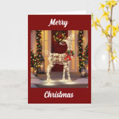 CARTE MAGIE DE NOËL REMPLIR VOTRE MAISON (Fleur jaune)