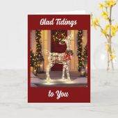 CARTE MAGIE DE NOËL REMPLIR VOTRE MAISON (Fleur jaune)