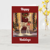 CARTE MAGIE DE NOËL REMPLIR VOTRE MAISON (Fleur jaune)