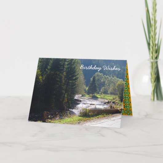 Carte Magie moldove, pêchant la rivière (Devant)