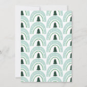 Carte Magique arc-en-ciel moderne joli Noël (Dos)