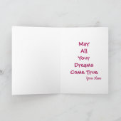 Carte Magique Unicorne Fleurs d'anniversaire Parties sci (Intérieur)