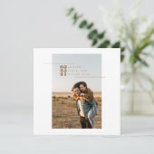 Carte Magnet Enregistrer la date (Debout devant)