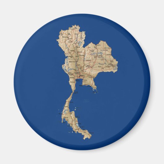 Carte Magnet Thaïlande (Devant)