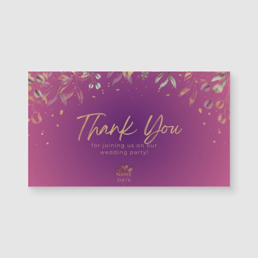 Carte Magnétique (Devant)