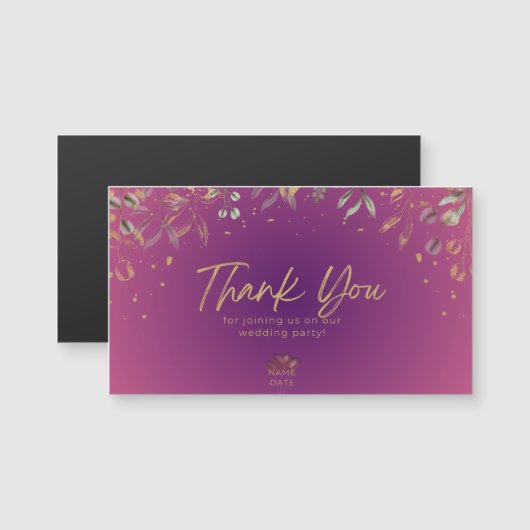 Carte magnétique (Devant / Derrière)