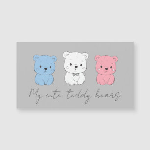 Carte Magnétique С tub d'ours, dessin pour enfants