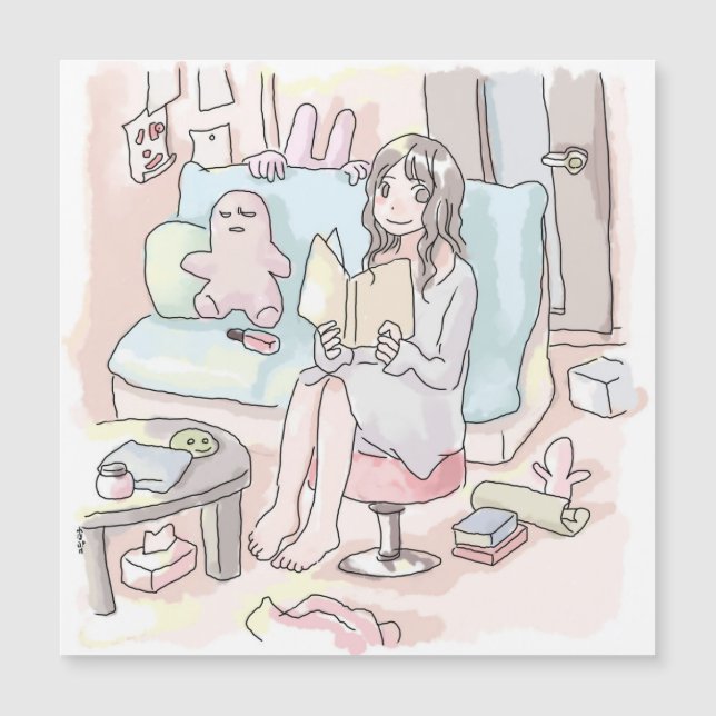 CARTE MAGNÉTIQUE さにれくじ (Devant)