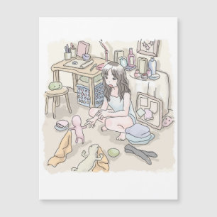 CARTE MAGNÉTIQUE さ む ご に じ 作 業 机 の あ る 靴 下