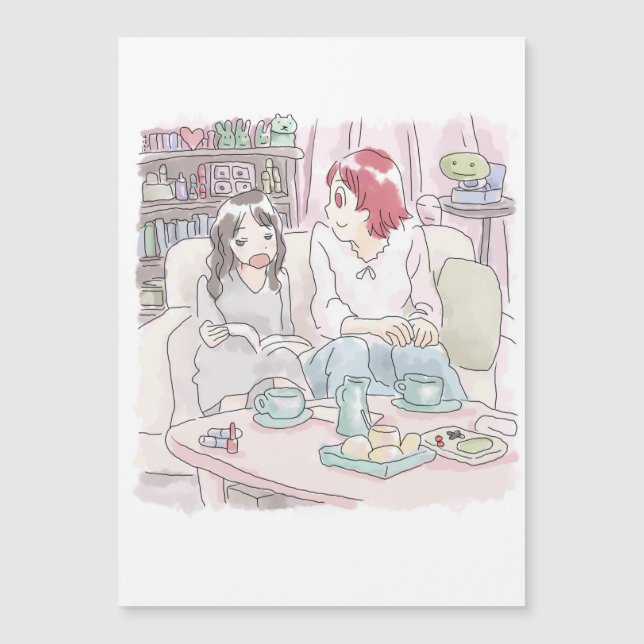 CARTE MAGNÉTIQUE さ む に し じ (Devant)