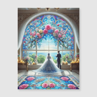 CARTE MAGNÉTIQUE 幸せな結婚式 マグネットカード
