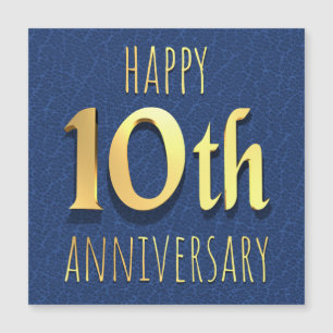 Carte Magnétique 10e anniversaire