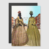 CARTE MAGNÉTIQUE 1865 (Devant / Derrière)