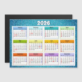 Carte Magnétique 2026 Magnetic Calendar (Devant / Derrière)