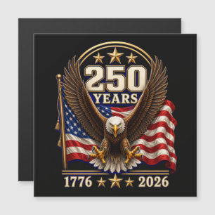 Carte Magnétique 250 Ans d'Amérique Anniversaire 250e