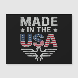 Carte Magnétique 4 juillet Hommes Patriontic American Drapeau Indep